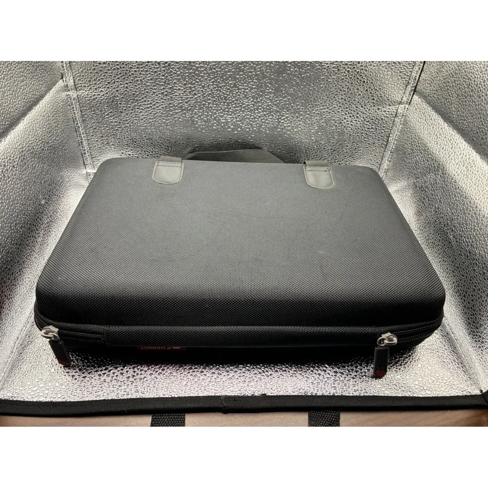 Hermitshell Hard Case for Professional MPK Mini MK3 MIDI Keyboard (Black+Red)